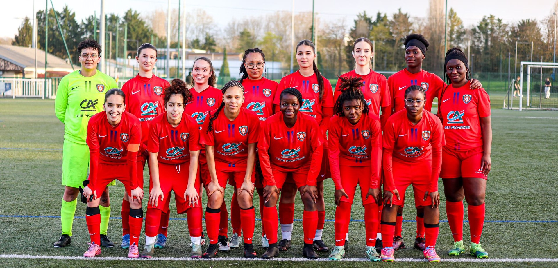 L’équipe seniors féminine du FC Melun