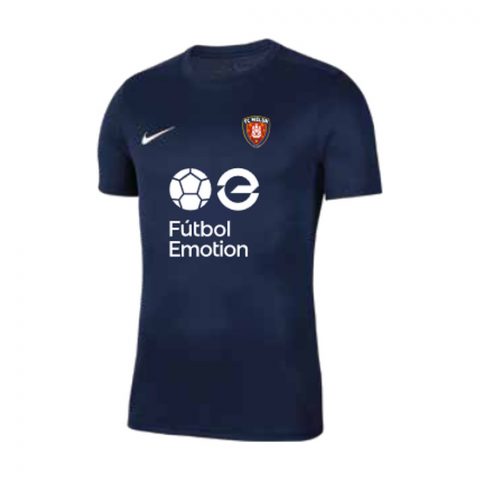 Maillot d'entraînement bleu marine de l'école de foot du FC Melun