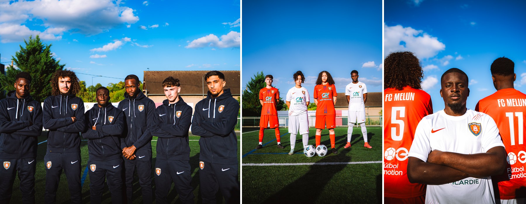 Les joueurs et joueuses du FC Melun